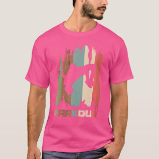 Camiseta de niños de parkour vintage para mujeres