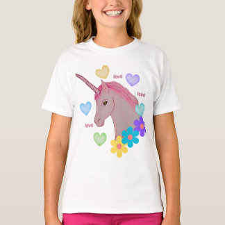 Camiseta de niños de unicornio