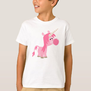 Camiseta de niños de Unicornio con burbuja Persona