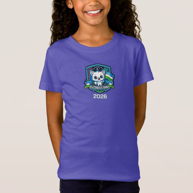 Camiseta de niños de Uzbekistán (Anverso)