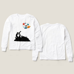 Camiseta de niños del espacio linda