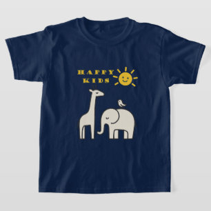 camiseta de niños felices