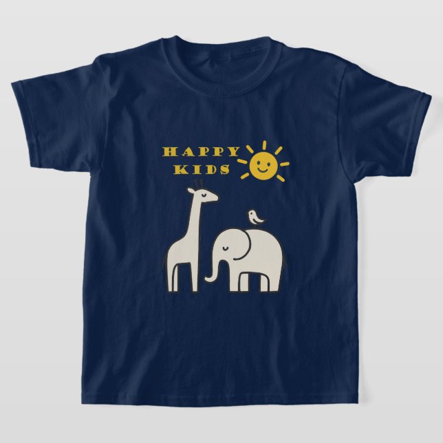 camiseta de niños felices (Distribución)