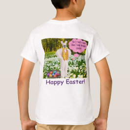 camiseta de niños. Feliz Pascua. klipspringer/cone