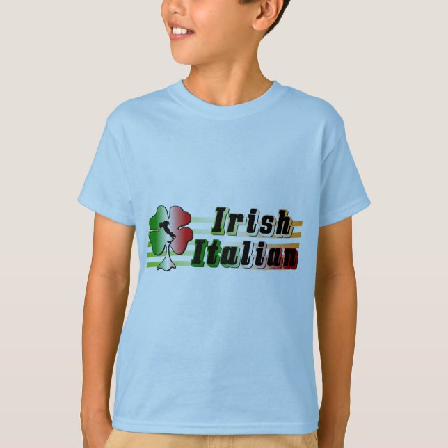 Camiseta de niños italianos de Irlanda (Anverso)