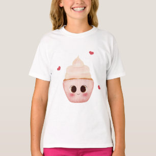Camiseta de niños Kawaii Cupcake