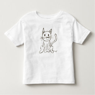 Camiseta de niños kitty pintados