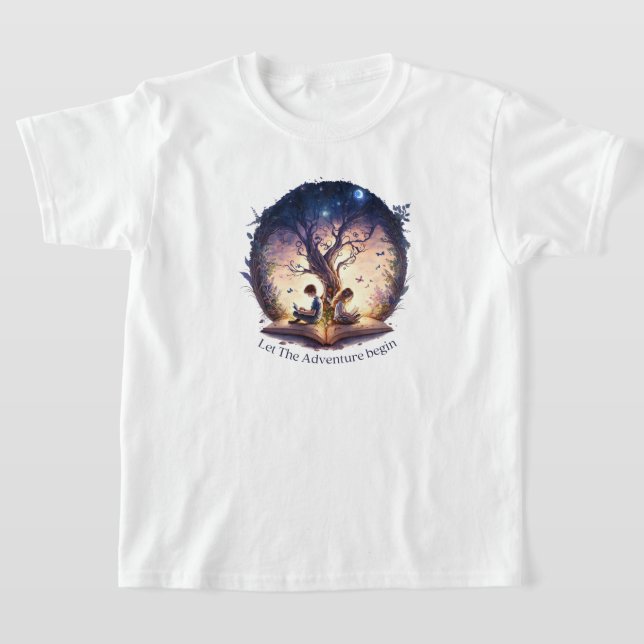Camiseta de niños leyendo (Distribución)