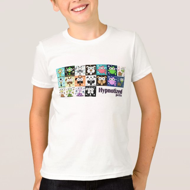 Camiseta de niños Mascotas hipnotizados (Anverso)