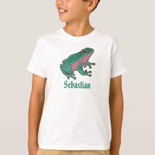 Camiseta de niños rana personalizable Tee de anima