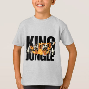 Camiseta de niños Rey del Tigre de la Jungla