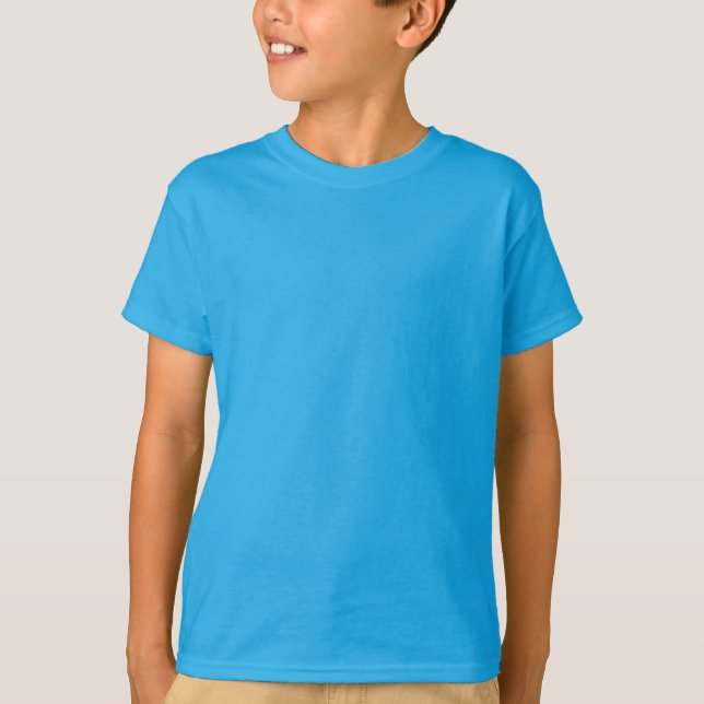 Camiseta de niños Verde azulados (Anverso)