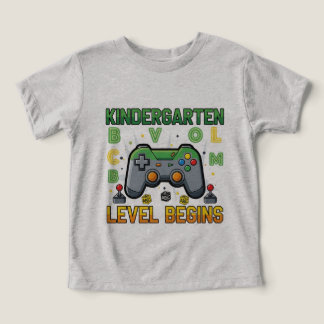 Camiseta de nivel de jardín de infancia comienza,