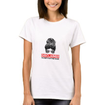 Camiseta de "No estoy para la débil" de las mujere