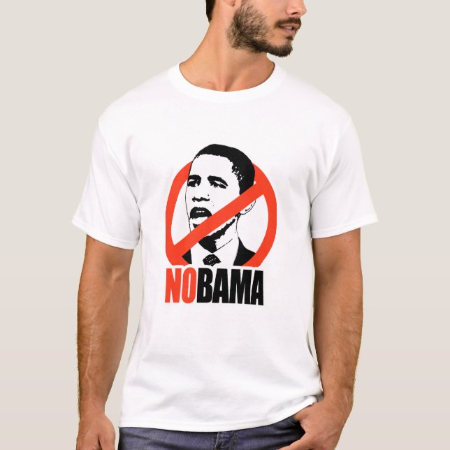 CAMISETA DE NOBAMA/DE ANTI-OBAMA (Anverso)