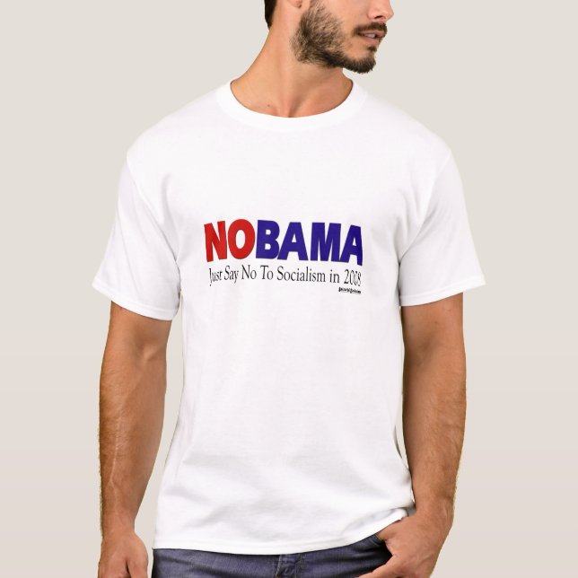 Camiseta de NObama - modificada para requisitos (Anverso)
