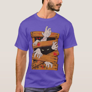 Camiseta de Noche de Película de Terror chica espe
