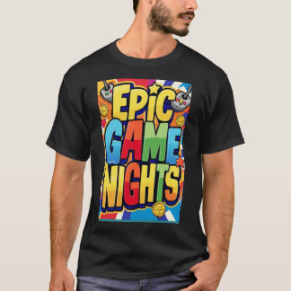 Camiseta de Noches de Juego Épicas – Diversión Úni