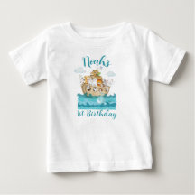 Camiseta de nombre de cumpleaños de Noah