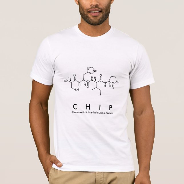 Camiseta de nombre de péptido de chile (Anverso)