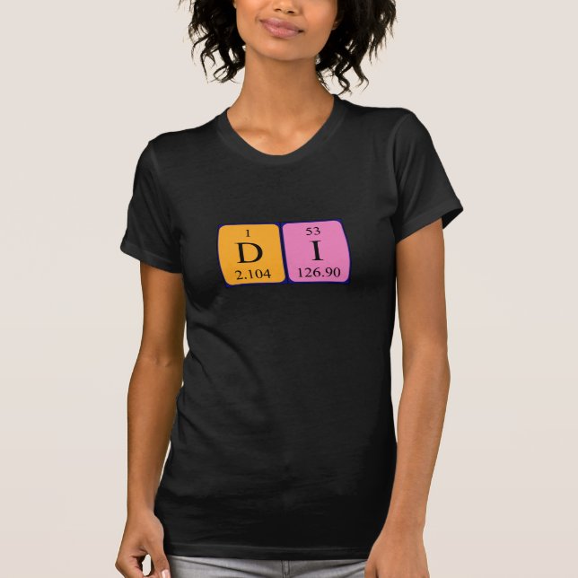 Camiseta de nombre de tabla 3 (Anverso)