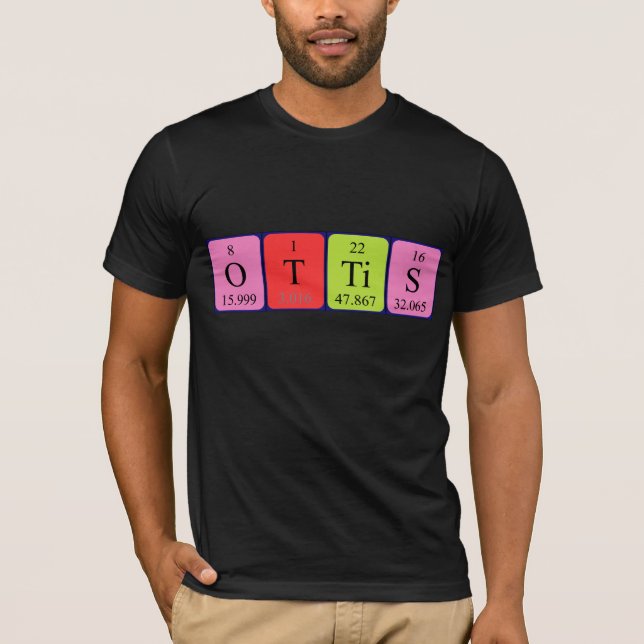 Camiseta de nombre de tabla periódica de Ottis (Anverso)