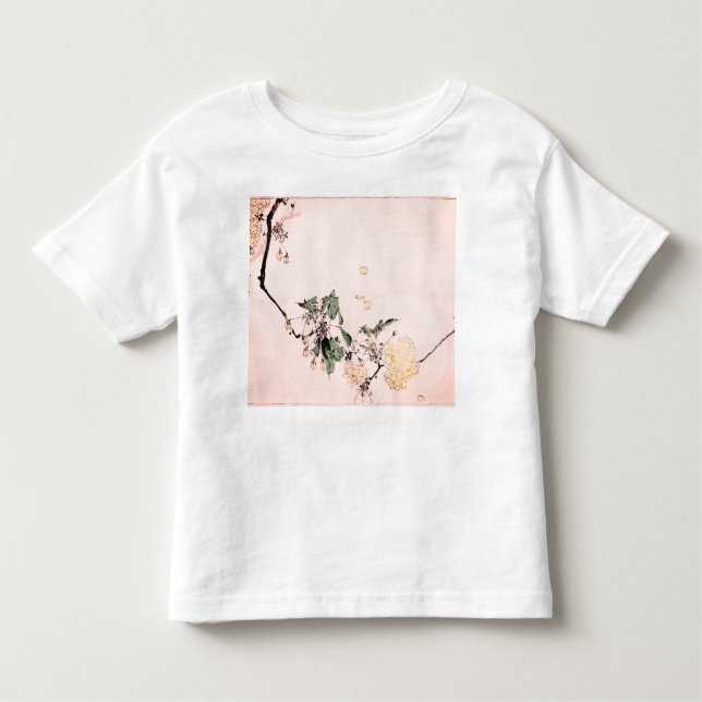 CAMISETA DE NOMBRE PERSONALIZADO PARA NIÑOS FLORES (Anverso)