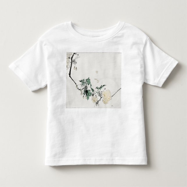 CAMISETA DE NOMBRE PERSONALIZADO PARA NIÑOS FLORES (Anverso)