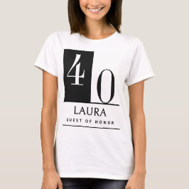 Camiseta de nombre y edad personalizada, cumpleaño