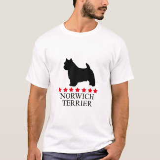 Camiseta de Norwich Terrier con las estrellas