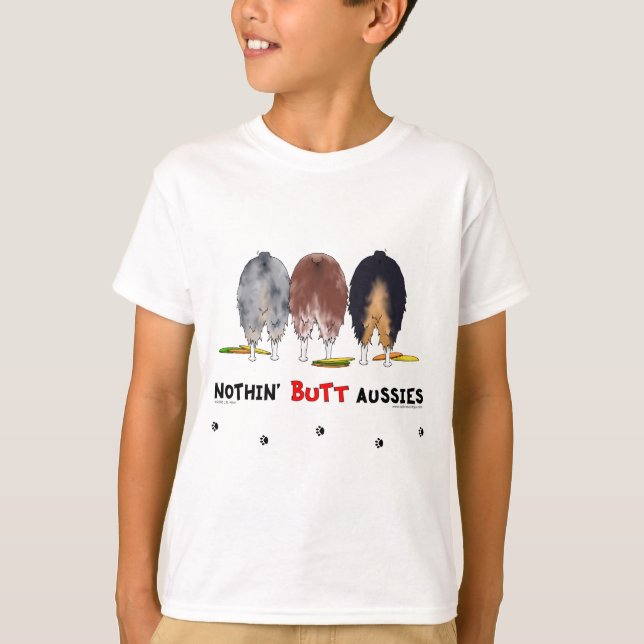 Camiseta de Nothin' Butt Aussies (Anverso)