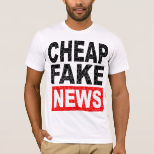 Camiseta de noticias falsas barata - Tee para crít