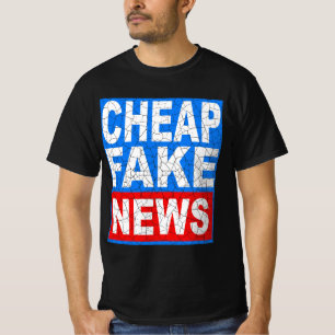 Camiseta de noticias falsas barata - Tee para crít