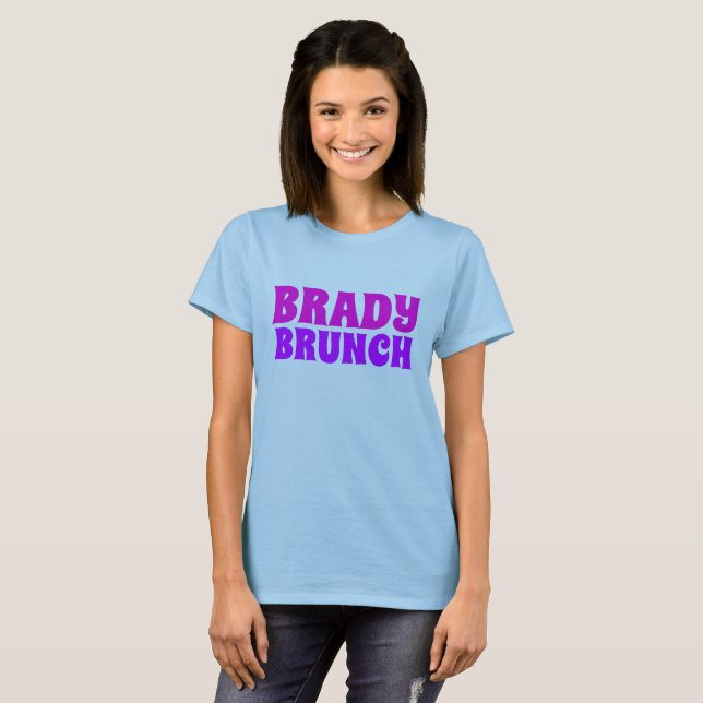 Camiseta de novedad femenina BRADY BRUNCH (Anverso completo)