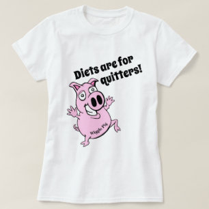 Camiseta de novedad WIGGLE PIG para mujeres