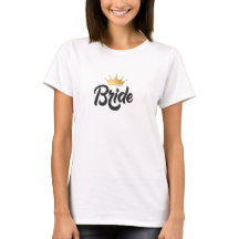 Camiseta de novia 