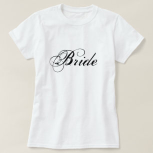 Camiseta de novia