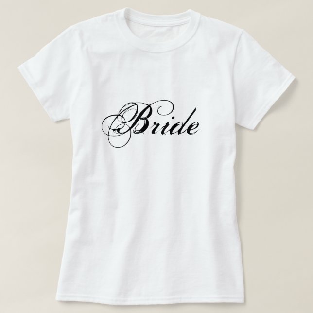 Camiseta de novia (Diseño del anverso)