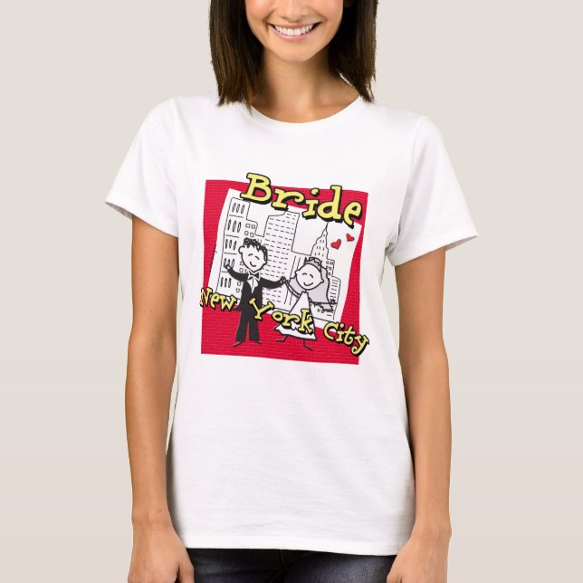 Camiseta de Novia de NYC (Anverso)