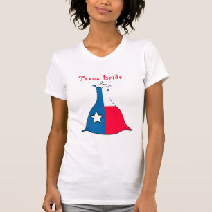 Camiseta de novia de Texas