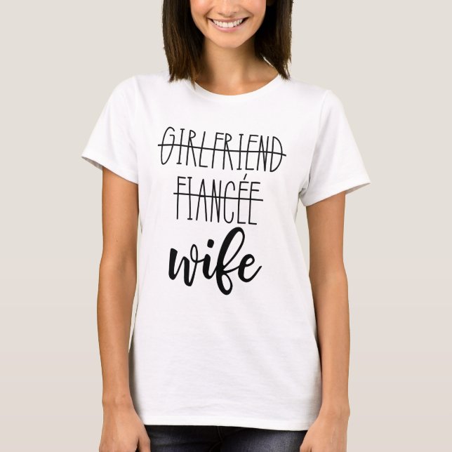 Camiseta de novia Fiancee (Anverso)