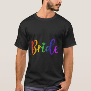 Camiseta de novia para boda de lesbianas gays Lgbt