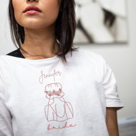 Camiseta de novia para la fiesta de la soltera/Fie