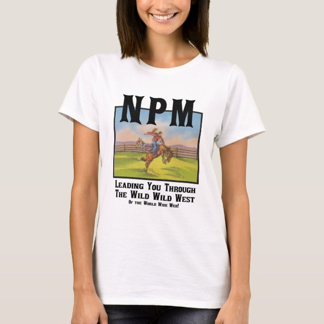 Camiseta de NPM Wild West Women (Anverso)