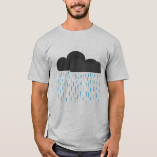 Camiseta de nube de lluvia