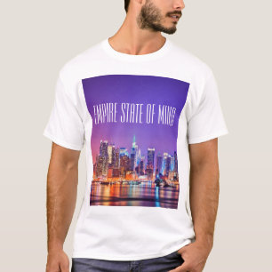 Camiseta de Nueva York del estado de ánimo del
