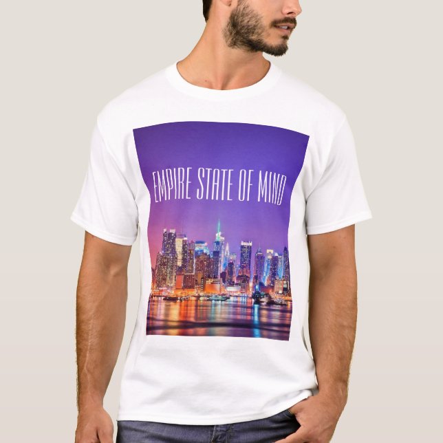 Camiseta de Nueva York del estado de ánimo del (Anverso)
