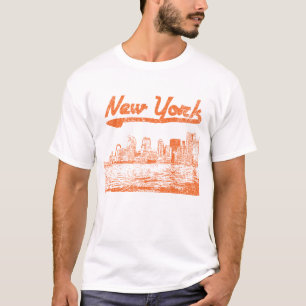 Camiseta de Nueva York del vintage