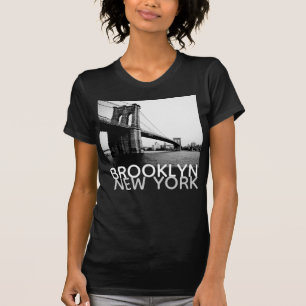 Camiseta de Nueva York para mujeres del puente de 