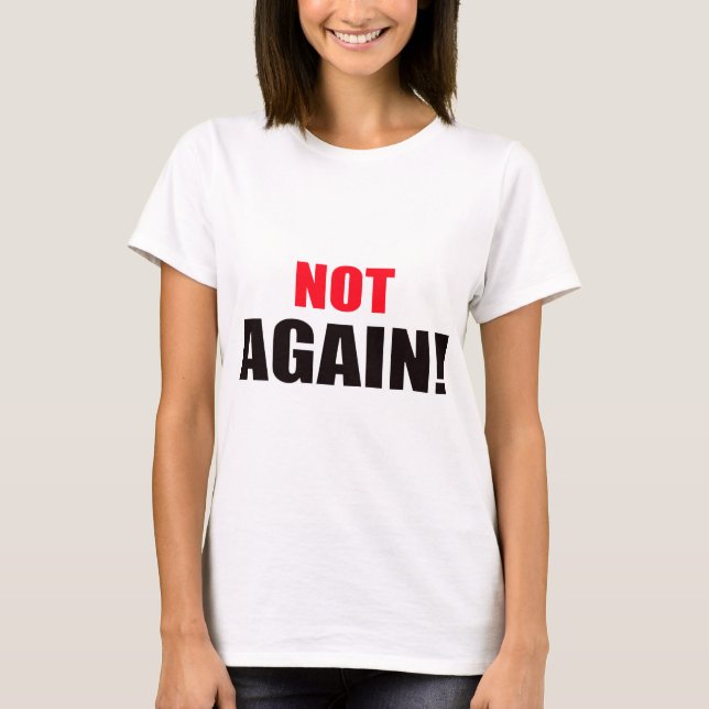 Camiseta ¡De nuevo! (Anverso)